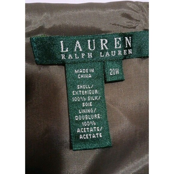 Lauren Ralph Lauren Silk Chiffon Maxi Paisley Print Flowy Skirt W 20 Lined ($149 - Picture 11 of 16